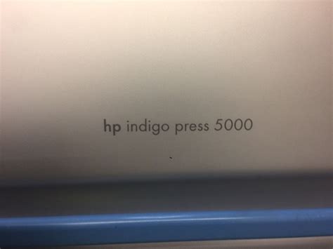 Hp Hewlett Packard Indigo 5000 Pressxchange