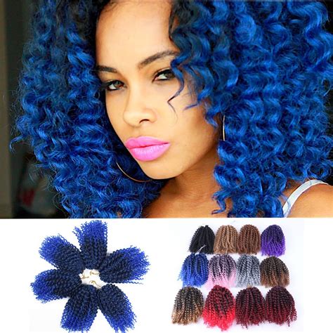 3pcspack 10 Afro Kinky Twist Hair Crochet Braids Ombre