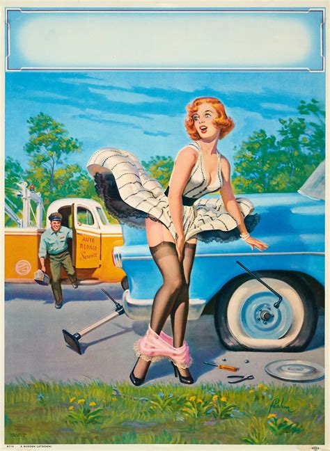 Vintage Poster Pin Up In The Wind Galerie 1 2 3
