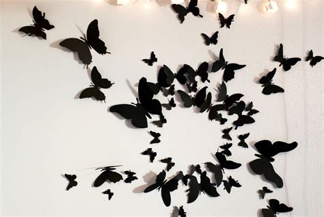 How To Make Cute Butterfly Wall Decor From Paper