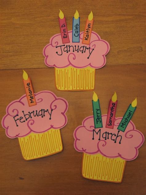 Making a handmade birthday card is more sincere than buying it from a store. Didi @ Relief Society: Birthday Cupcake Calendar/Board ...
