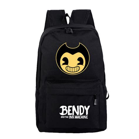 Bendy And The Ink Machine School Bags Travel Laptop Rucksack Backpack