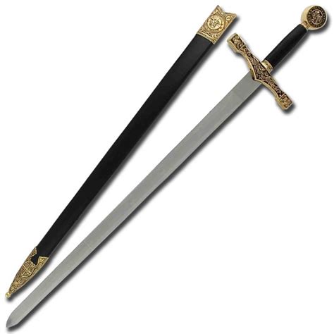 King Arthur Excalibur Replica Longsword Gold