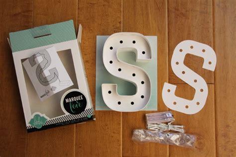 Make your own light up marquee sign letters! DIY Marquee Letter Lights | since wen