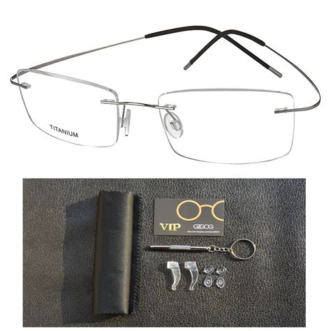 buy 100 b titanium glasses frame men women prescription eyeglasses light