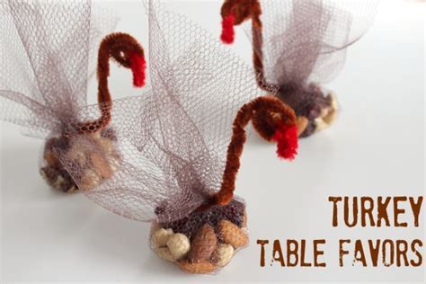 If your holiday dinner will include table favors, you may save some money and have fun, making your own. Turkey Table Favors for Your Thanksgiving Table | Make and ...