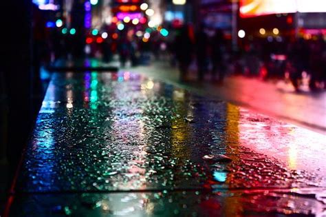 Rainbow Rain Rainy City Rain Photography