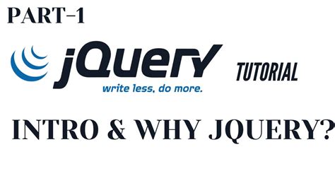Jquery Jquery Tutorial Jquery Tutorials For Beginners Jquery Full