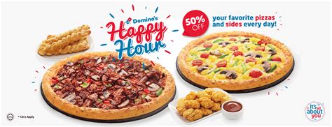 Dominos Pizza Enjoy 50 Off Regular Pizzas And Side Dishes During Our