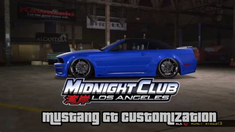Midnight Club Los Angelesford Mustang Gt Youtube
