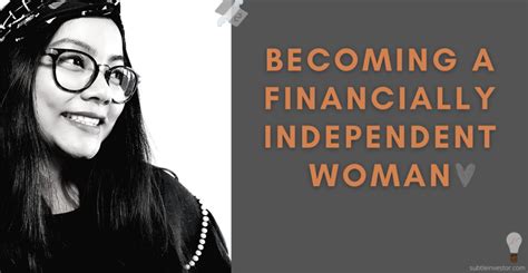becoming a financially independent woman the subtle investor