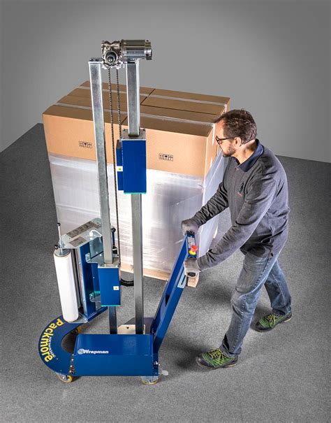 Wrapman Manual Robot Pallet Wrapper With Stretch Film