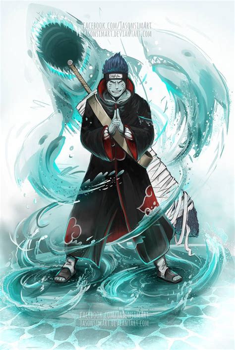 Kisame The Tailless Tailed Beast By SimArtWorks Personajes De