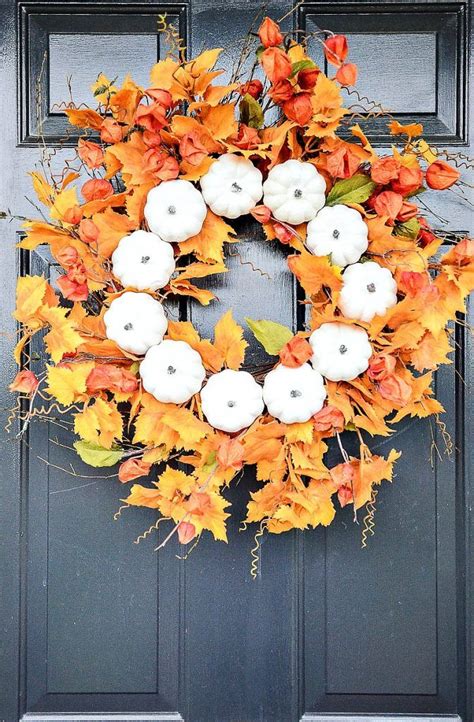 7 Fabulous Fall Door Wreaths Diy Diy Fall Wreath Fall Wreath