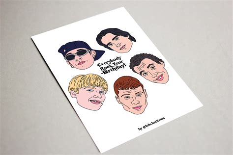 Digital Download Backstreet Boys Birthday Anniversary Card Etsy