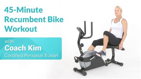 Minute Recumbent Bike Workout Youtube