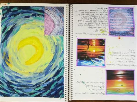 Example Of Visual Journal Source Book Sketch Book Work Gr11