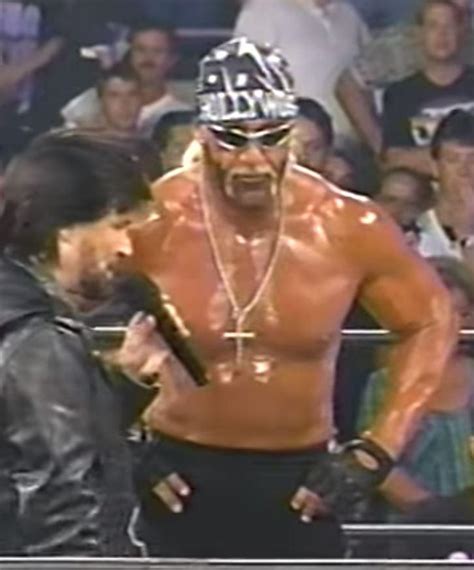 Here S An Image Of 1997 Hulk Hogan With So Much Body Oil On He Looks Like A Slip N Slide R