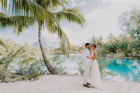 Tropical Wedding In Four Seasons Bora Bora Bora Bora Photographer