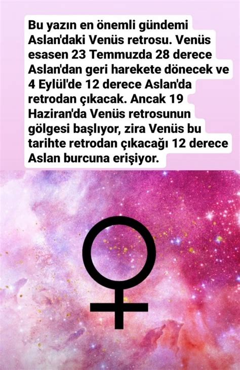 23 Temmuz 4 Eylül 2023 Venüs Retrosu Burçlara Etkileri Kadınlar