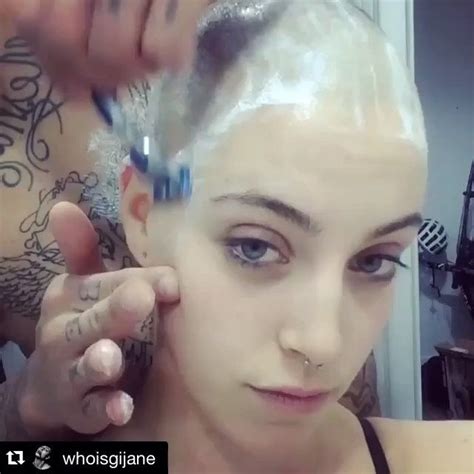 buzzcutfeed™ on instagram “fresh clean shaved head thanks whoisgijane buzzcutfeed shavedhead