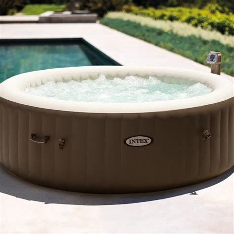 Intex 6 Person 140 Jet Round Inflatable Hot Tub In The Hot Tubs And Spas