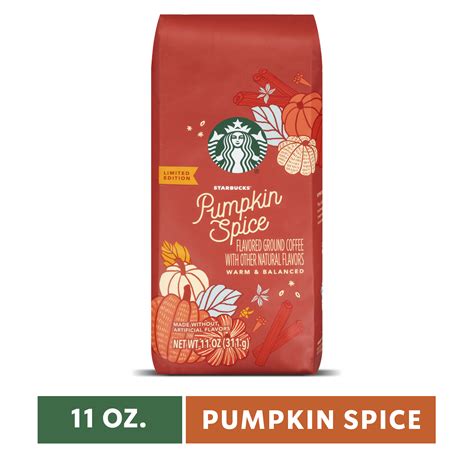 Starbucks Pumpkin Spice Flavored Ground Coffee Medium