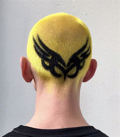 Cool Shaved Head Dyed Hairstyle In 2020 Instagram Posts