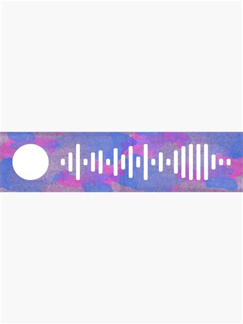 Genesis Grime Spotify Scan Code Sticker For Sale By Laserchimps