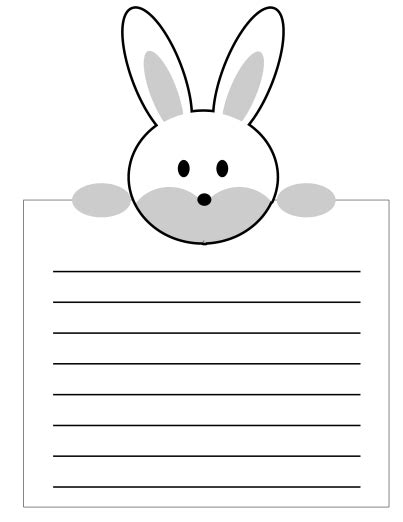 See more ideas about easter writing, easter writing activity, easter writing prompts. Easter Bunny Writing Paper- Easter Writing Paper