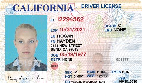 California Drivers License Template Download Psd Madesenturin