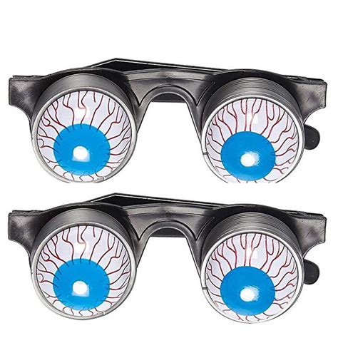 Siaonvr 2pc Glasses Scary Eyeball Glasses Silly Party Favors Ts Halloween