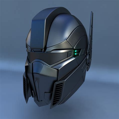 Robot Head Type 3d Model Helmet Concept Futuristic Helmet