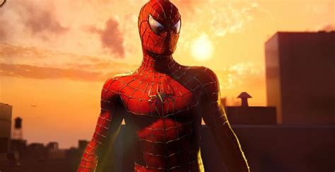 Wallpaper Red Suit Spider Man Marvels Hero 2023 Desktop Wallpaper