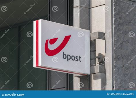 Logo And Sign Of Bpost Also Known As The Belgian Post Group Bpost