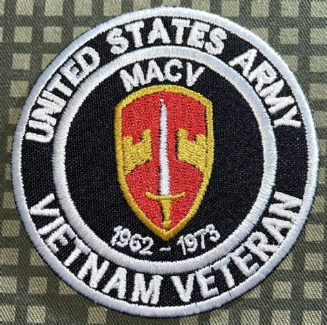 Us Army Macv 1962 73 Vietnam Veteran Patch Decal Patch Co