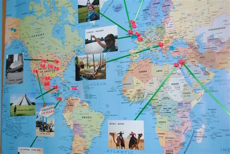 Travel Map With Pins Dikicreator