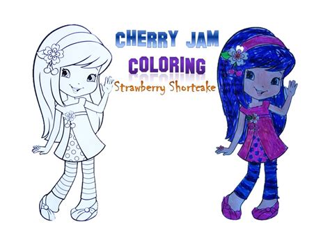 Brilliant strawberry shortcake cherry jam coloring pages with strawberry shortcake coloring pages and strawberry use the download button to see the full image of cherry jam coloring pages free, and download it for your computer. Cherry Jam - Coloring (Strawberry Shortcake Series) - YouTube