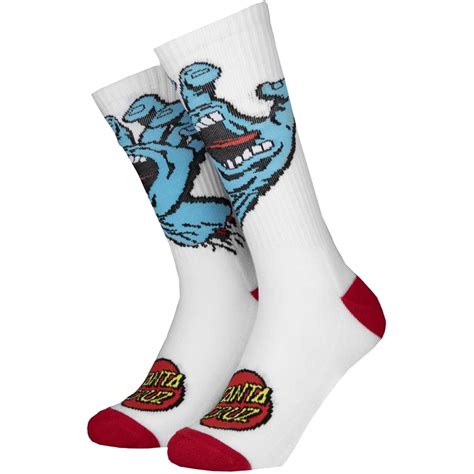 Santa Cruz Socks Screaming Hand Logo Big Woodys Shop