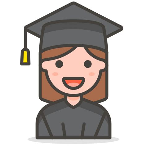 Woman Student Icon In 780 Free Vector Emoji