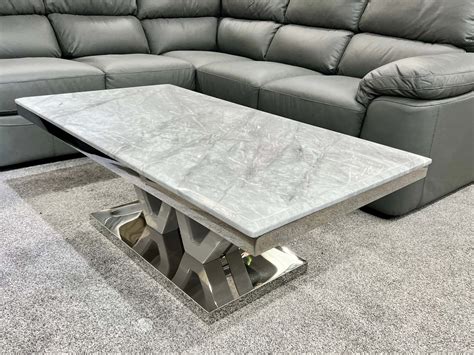 Majestic Grey Marble Coffee Table Asr Interiors
