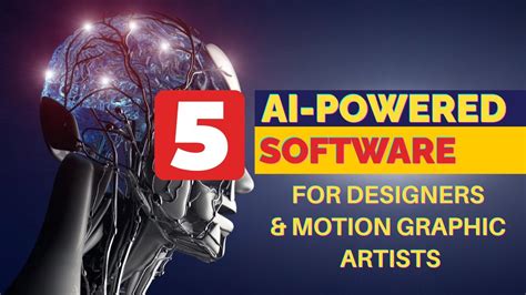 Top 5 Ai Software For Motion Graphic Designer Youtube Music