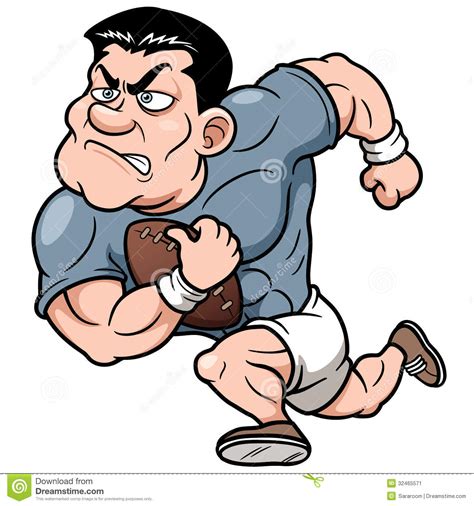 Rugby Player Cartoon Clipart Clipground