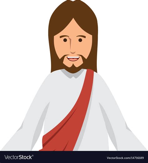 Cartoon Jesus Christ Icon Stock Vector Royalty Free 642001003 B43