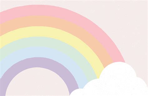 Kids Pastel Rainbow Wallpaper Mural Hovia Uk Rainbow Wallpaper