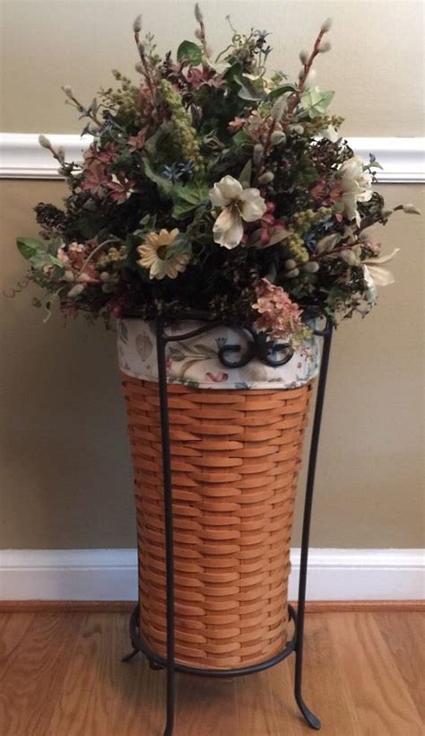 How long has this been going on and this is yet another great deal from the longaberger company an i do suggest that you take today i attended the holy rosary church longaberger basket bingo near my home in hazleton, pa. Longaberger Wrought Iron Umbrella Stand with JW Umbrella ...
