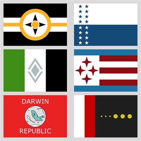 The Best Of Rvexillology — The Flags Of The Six Main Nations In A