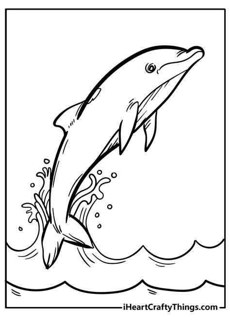 Free Printable Dolphin Coloring Pages Home Design Ideas