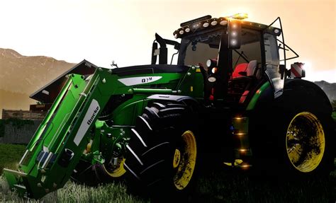 John Deere 6r Series V1100 For Ls 19 Farming Simulator 2022 Mod