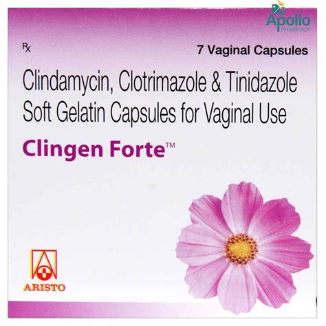 Clingen Forte Vaginal Capsule Uses Side Effects Price Apollo Pharmacy